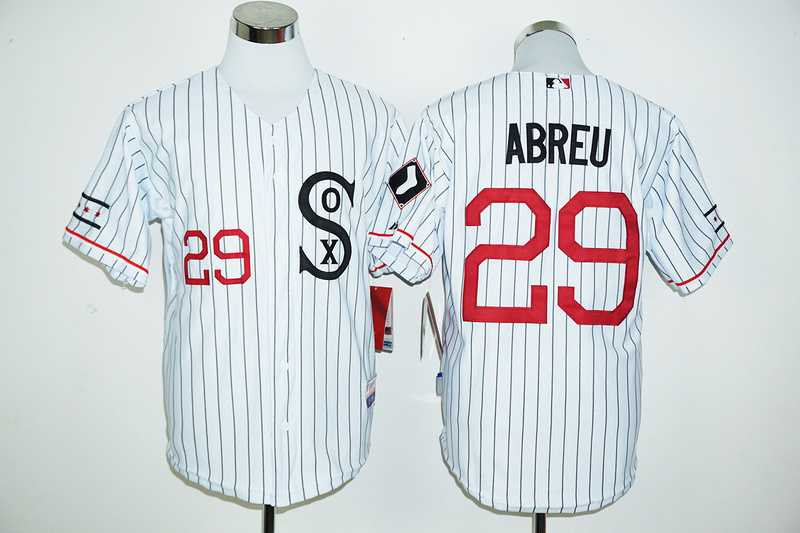Chicago White Sox #29 Abreu White(Black Strip) Cooperstown Stitched Baseball Jersey,We sell and wholesale Chicago White Sox #29 Abreu White(Black Strip) Cooperstown Stitched Baseball Jersey on line form chian!